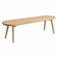 Banco de Madera Maciza de Roble 120x30x45 cm